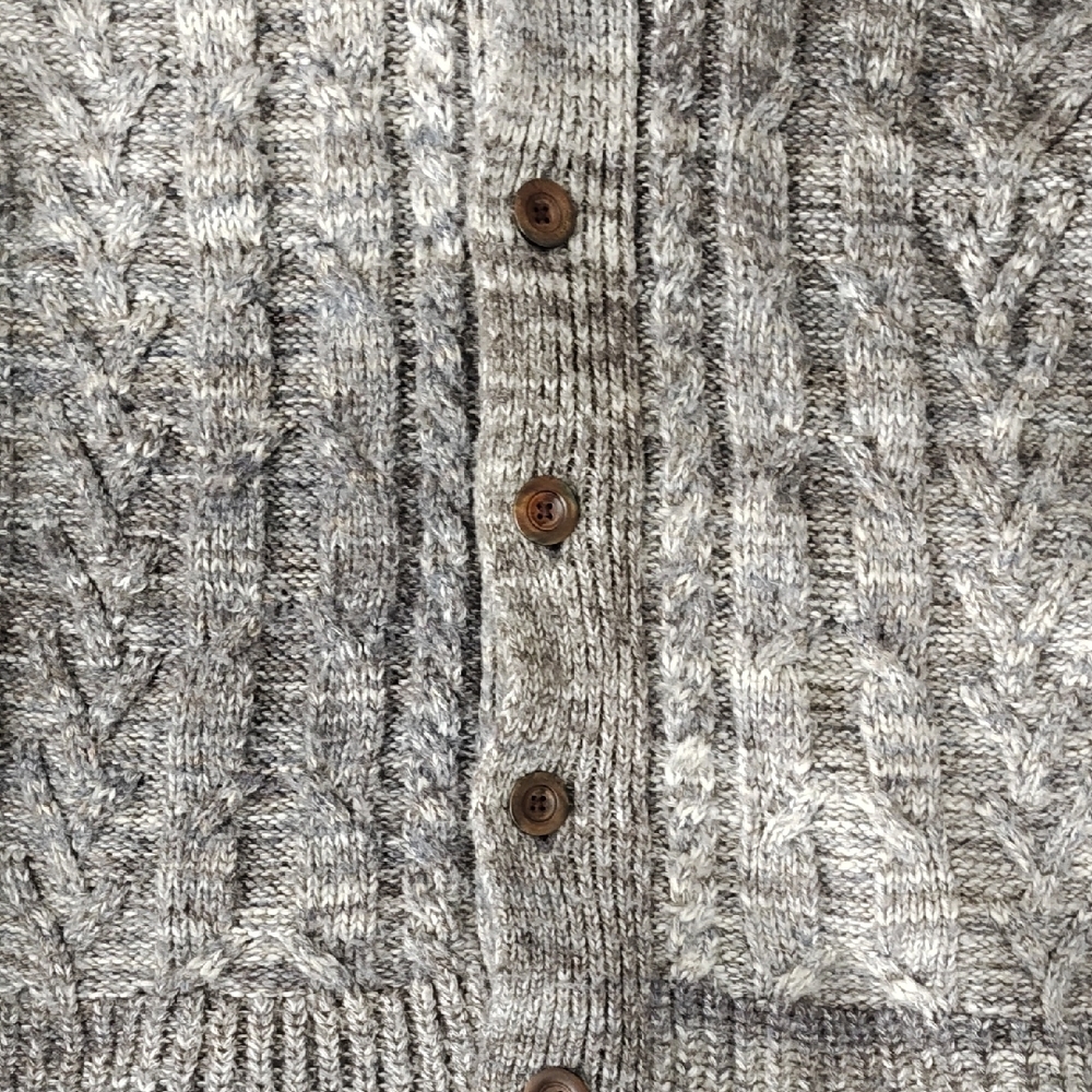 Lucky Brand Men's Heathered Gray Cardigan - Picture 6 of 8